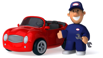 Fototapeta premium Fun car