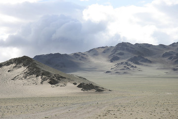 mountains and steppes of Mongolia