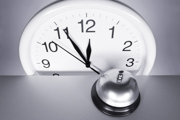 Wall Clock and Call Bell