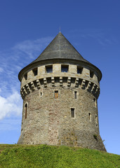 Tour Tanguy of city Brest, Finistere, Brittany, France