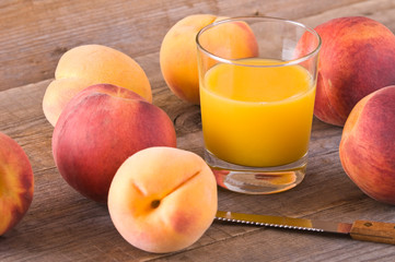Peach juice. 