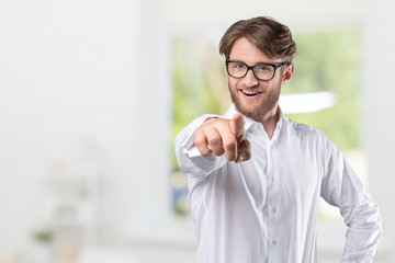 Young attractive businessman