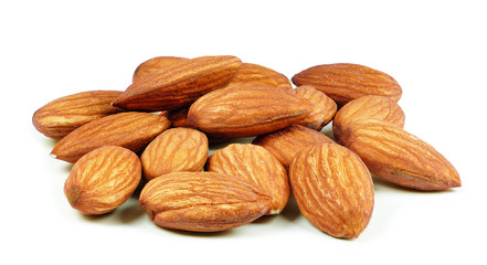 Almond nuts isolated