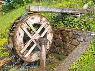 Wassermühle am Bach