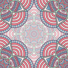 Obraz premium Ethnic floral seamless pattern