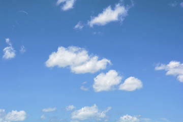 Plakat Cloud in blue sky background.