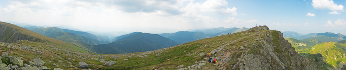 Fototapeta na wymiar Landschaft in der Niederen Tatra