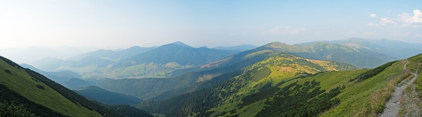 Landschaft in der Niederen Tatra