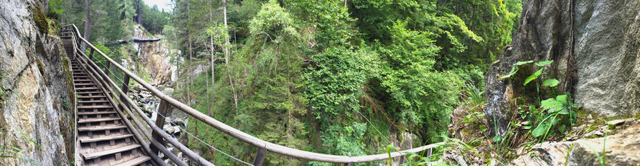 Trekking in den Alpen