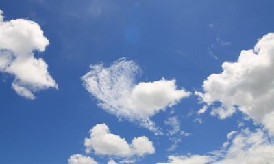 Naklejka na ściany i meble cloud in sky