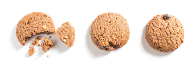 cookies isolated on white background