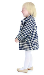 the little blonde girl