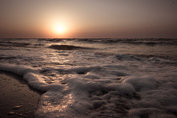 Nice sunrise over the sea 