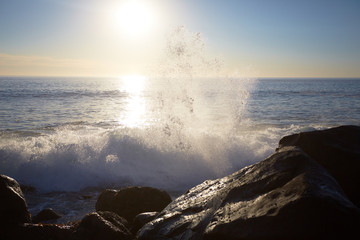 sunset over the sea in South Africa
