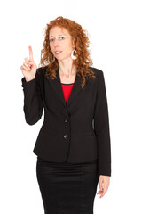 Beautiful woman doing different expressions in different sets of clothes: want to speak