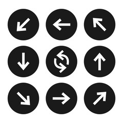 Arrow icons. Vector. Buttons