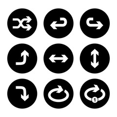 Arrow icons. Vector. Buttons