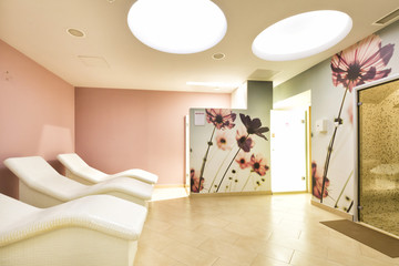 Interior of a wellness center 