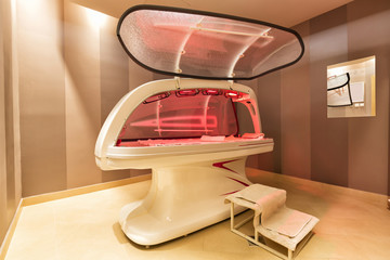  Infrared cabin, for muscle pain treatment