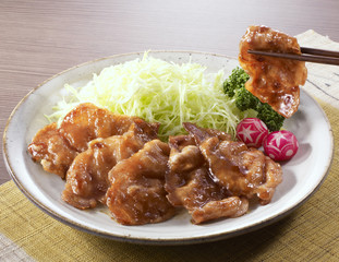 豚肉のしょうが焼き