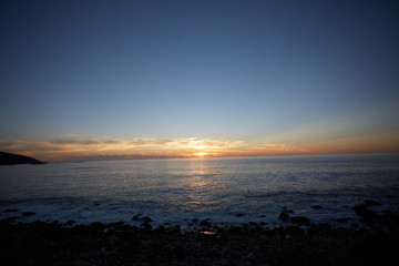 Obraz premium sunset over the sea in South Africa