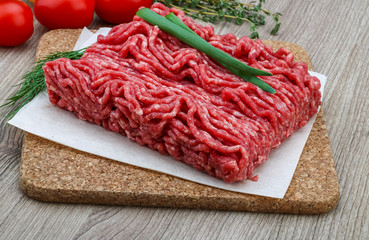 Raw minced meat