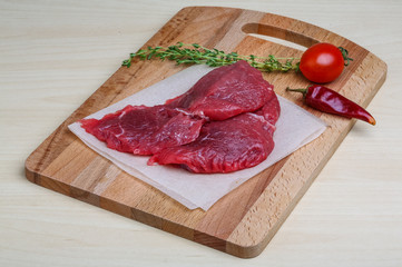 Raw beef