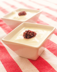 Joghurt mit Himbeere
