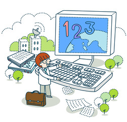 Illustration of business