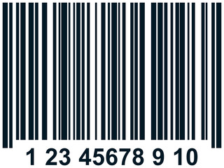 Vector barcode illustration