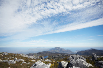 beautiful mountain landscape in South Africa