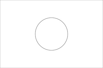 Skeleton  Flag Illustration of the country of  Bangladesh