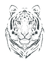 Tiger Silhouette 