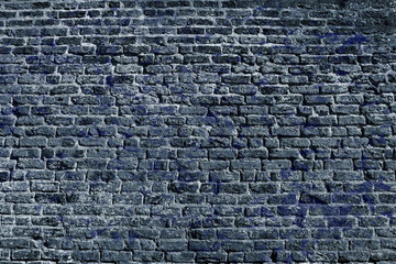 Blue brickwall