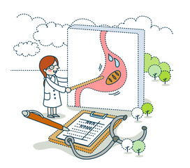 Illustration of medical science