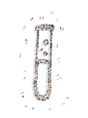 group people  shape bulb medicine