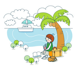 Illustration of holiday
