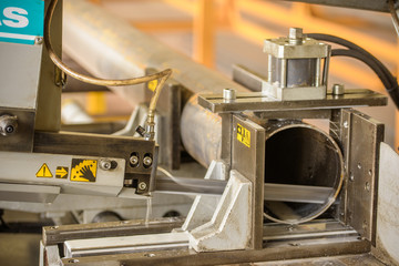 Industrial machine in the factory
