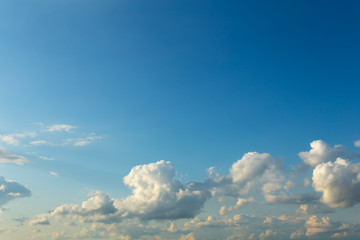 Blue sky white clouds
