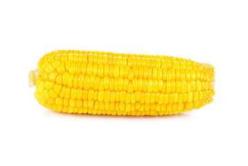 Sweet corn isolated on white background