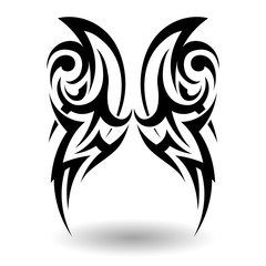 Hand Drawn Tribal Tattoo