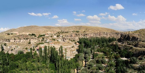 Obraz premium Ihlara valley Panoroma in Cappadocia, Turkey