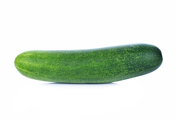 fresh cucumbers isolated on white