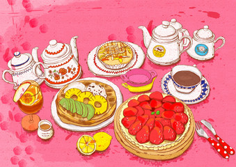 Illustration of food