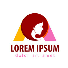 beauty salon vector logo design template. cosmetic, makeup or