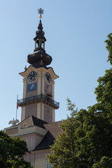 Fototapeta na wymiar Linzer Landhaus mit wunderschönem Turm - austria
