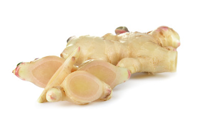 ginger on white background
