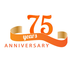 75 year anniversary logo