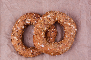 turkish bagel with grain