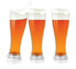 Beer glasses.